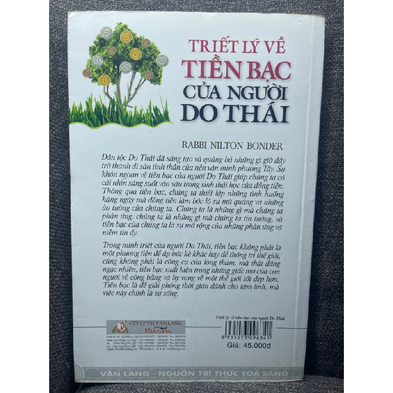 Triết lý về tiền bạc của người do thái Rabbi Nilton Bonder 2013 mới 80% ố nhẹ HPB1704 350685