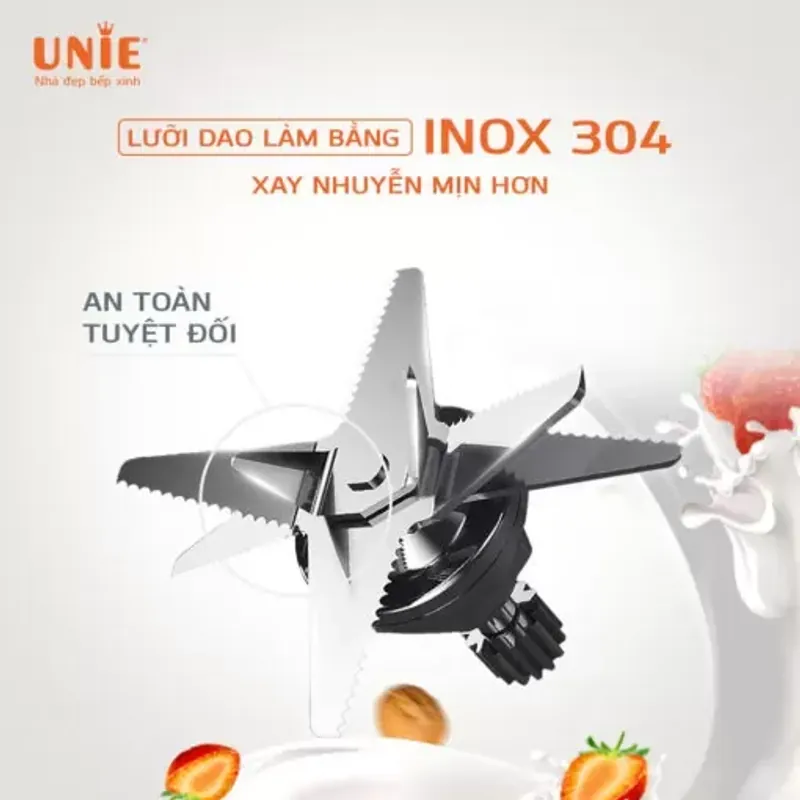 🔥 MÁY LÀM SỮA HẠT UNIE V1 – 1.75L – 1800W – CỐI THỦY TINH 5 LỚP CHỊU NHIỆT 🔥 722663