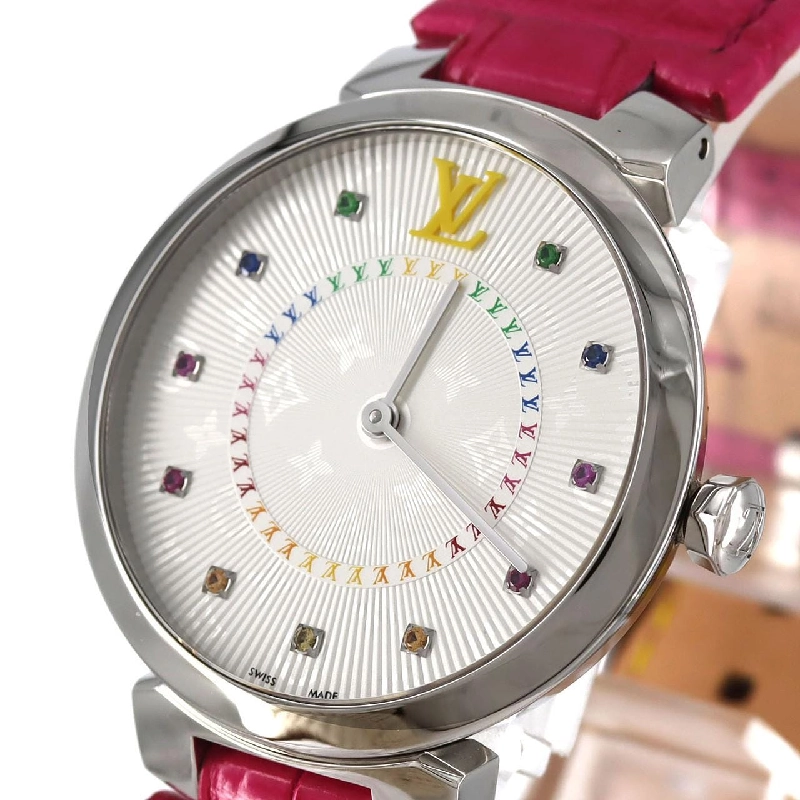 Louis Vuitton Tambour Slim 11P QA159 SS Quartz - Hàng hiệu Authentic 876200