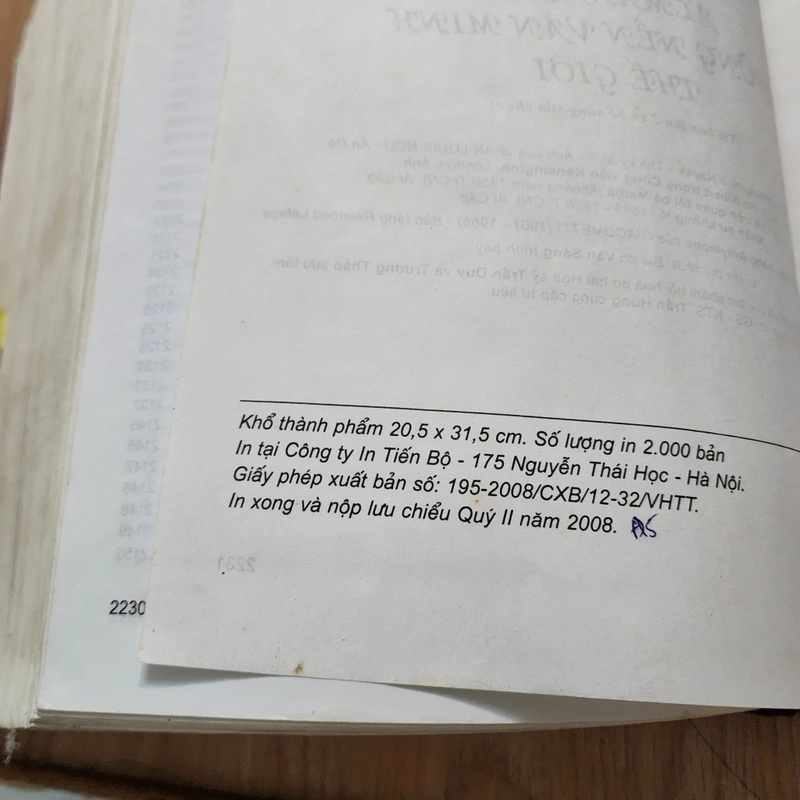 Almanach những nền văn minh thế giới | in 2008  542103