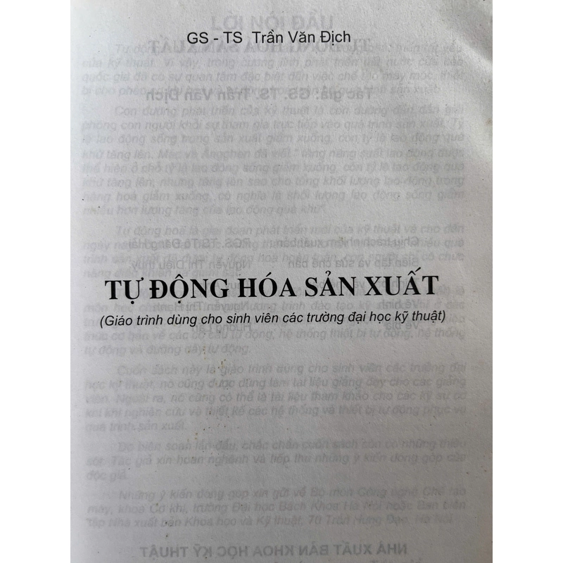 TỰ ĐỘNG HÓA SẢN XUẤT 505208
