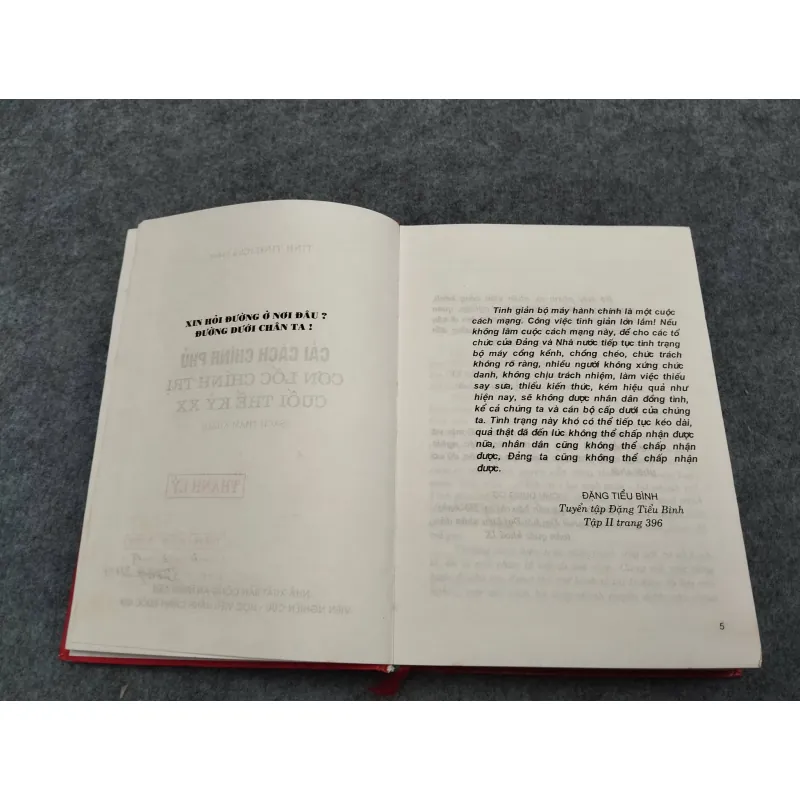 CẢI CÁCH CHÍNH PHỦ. CƠN LỐC CHÍNH TRỊ CUỐI THẾ KỶ XX 936825