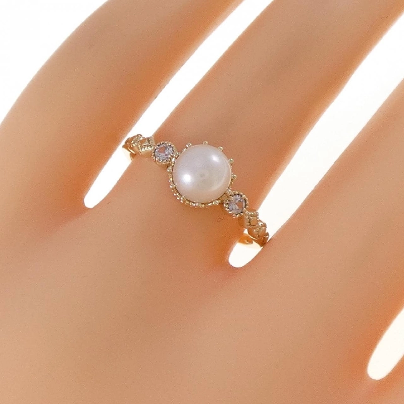 K10YG Nhẫn Ngọc Trai Nước Ngọt - Hàng hiệu Chính hãng 851399