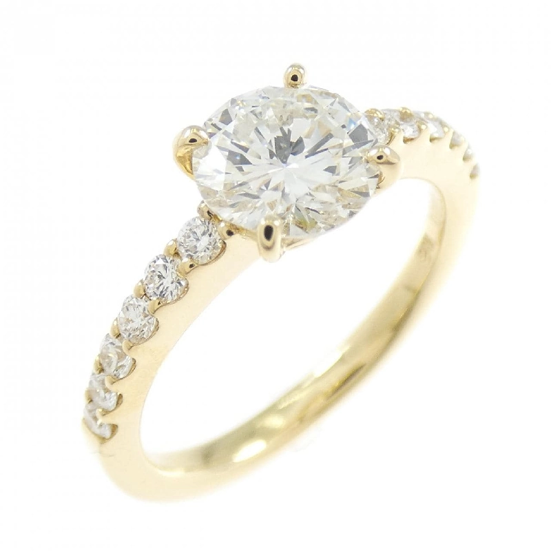 Nhẫn kim cương K18YG 1.000CT H VS2 Tốt - Hàng hiệu Chính hãng 879374