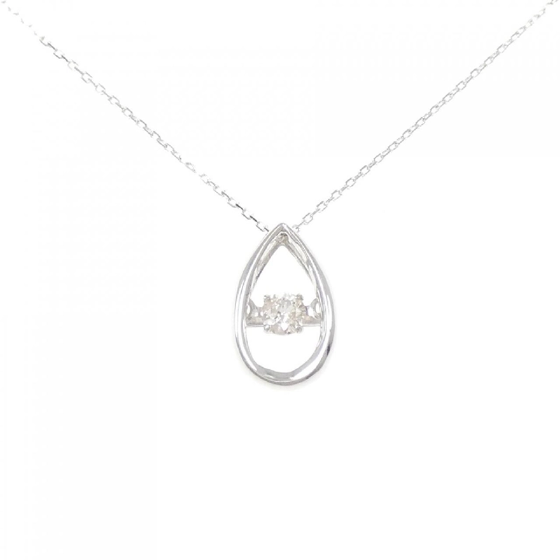 K18WG Dây chuyền kim cương 0.10CT - Hàng hiệu Chính hãng 858345