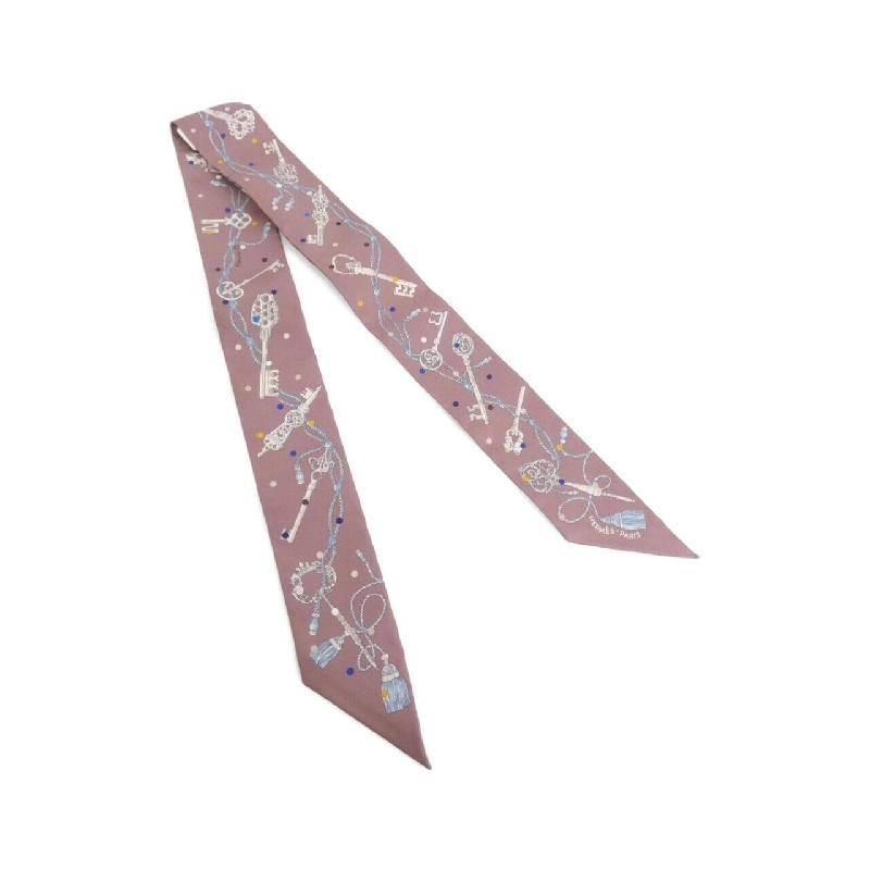 【Sản phẩm chưa sử dụng】Hermès LES CLES A POIS Twilly 063871S Khăn quàng 624820