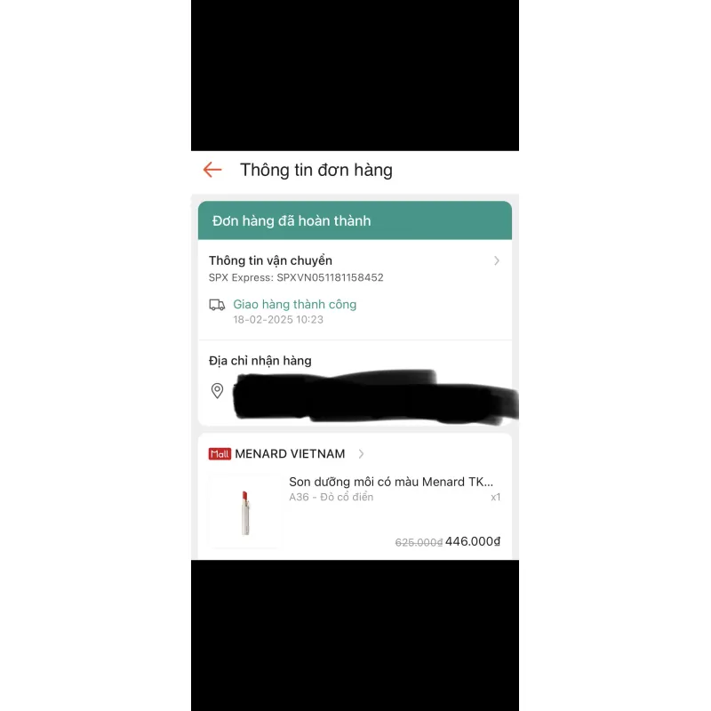 Son dưỡng môi có màu Menard Tk 36 992283