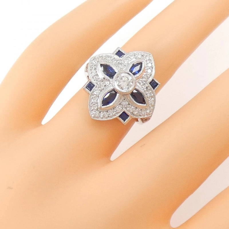 Nhẫn Sapphire PT900 1.11CT 672372