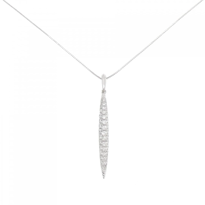 750WG/K18WG Pave Diamond Necklace 1.10CT - Hàng hiệu Authentic 866599