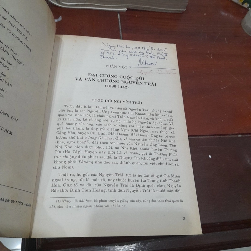 Thơ Quốc Âm NGUYỄN TRÃI (Bùi Văn Nguyên biên khảo, chú giải, giới thiệu) 278924