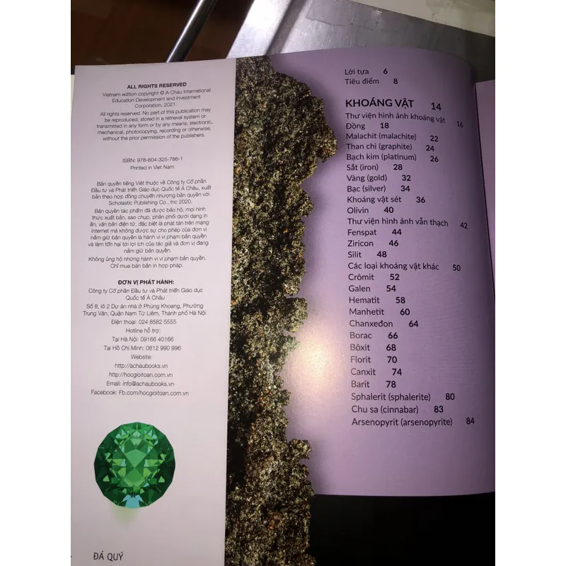Đá quý và khoáng sản - Bách khoa toàn thư bằng hình ảnh với hơn 1000 mẫu vật  718393