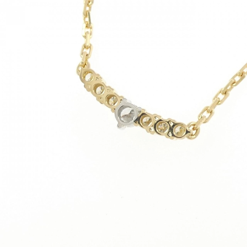 K18YG/PT Dây chuyền kim cương - Hàng hiệu Authentic 860026