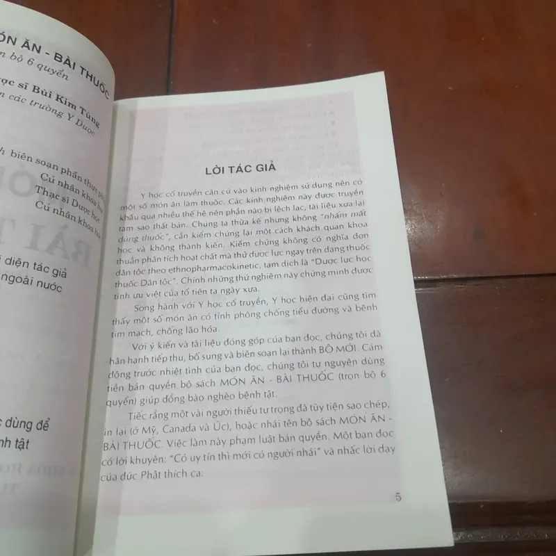 Dược sĩ Bùi Kim Tùng - MÓN ĂN BÀI THUỐC 569930
