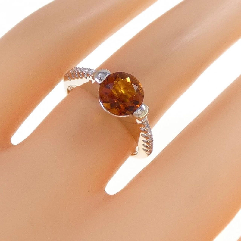 Nhẫn Citrine 750WG 670029