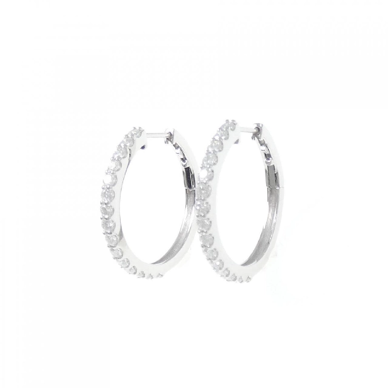 Bông tai kim cương PT900 hình vòng 0.800CT - Hàng hiệu Authentic 868666