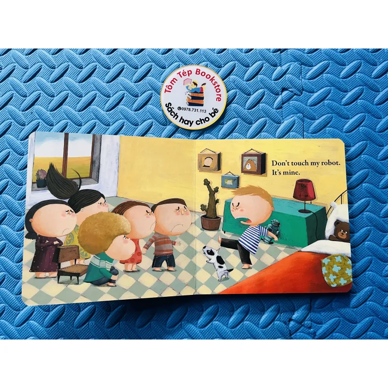 Set boardbook với tương tác kéo đẩy cho bé 779267
