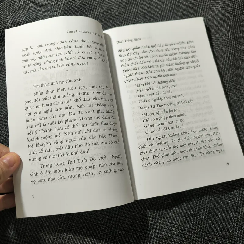 Thư Cho Người Em Tịnh Độ - Thích Hồng Nhơn 697709