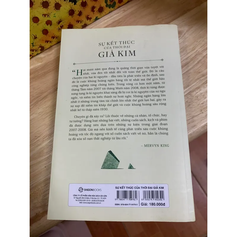 Sự Kết Thúc Của Thời Đại Giả Kim - Mervyn King 927429