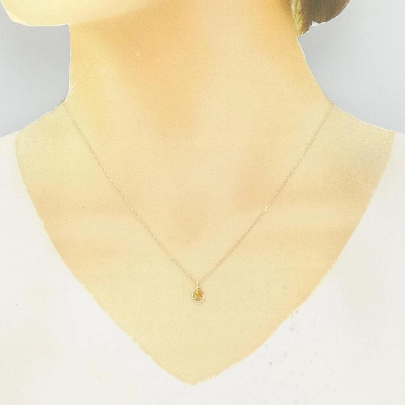 4゜C Citrine Necklace - Hàng hiệu Authentic 841863