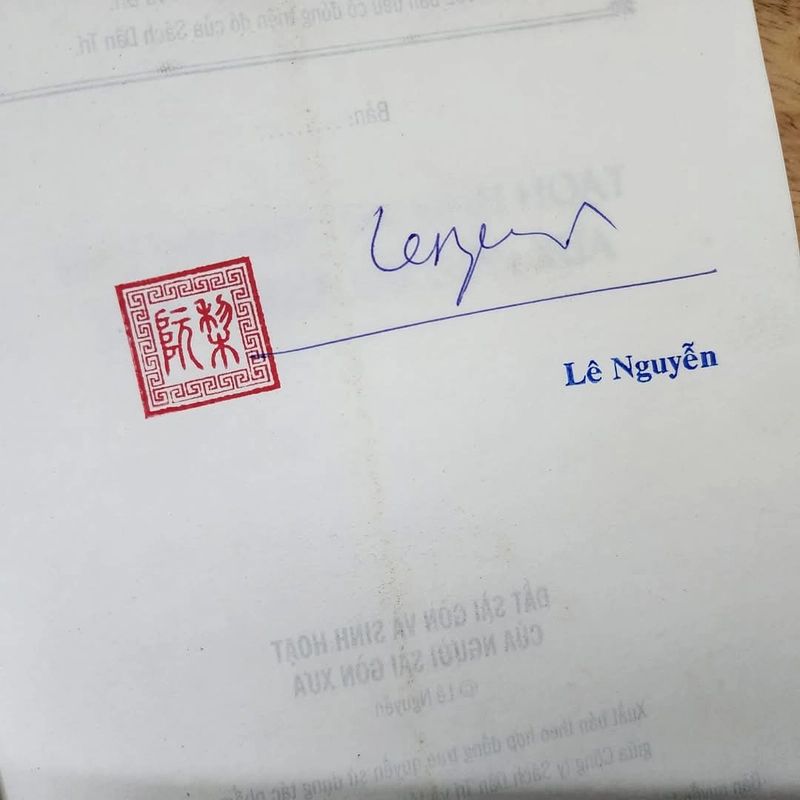Đất Sài Gòn, chữ ký Lê Nguyễn 413542