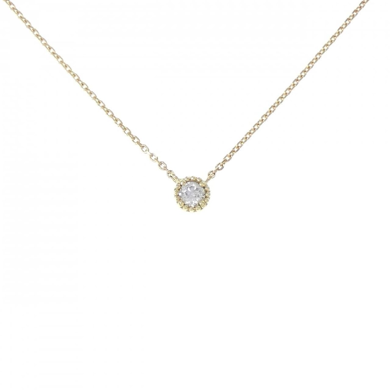 K18YG Dây chuyền kim cương 0.10CT - Hàng hiệu Chính hãng 857691