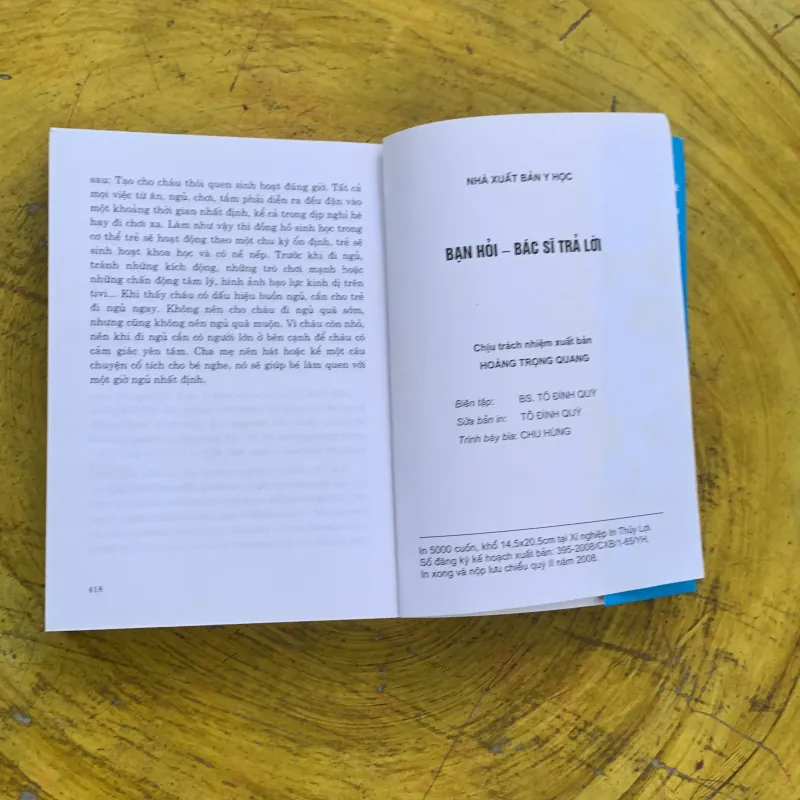  BẠN HỎI BÁC SĨ TRẢ LỜI - TS.BS.NV. NGUYỄN MINH HỒNG 788450