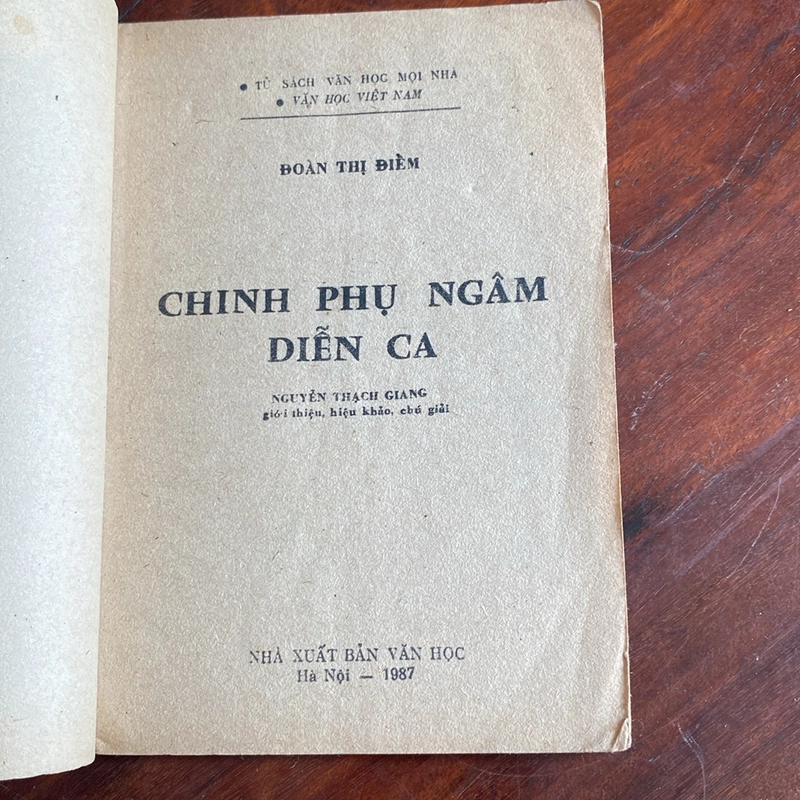 CHINH PHỤ NGÂM DIỄN CA  (XB 1987) 474156