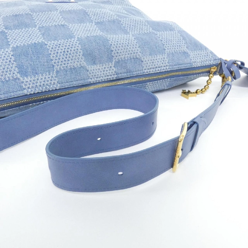 Túi đeo vai Louis Vuitton Damier Denim 3D Bagabond Bobo N00202 610208