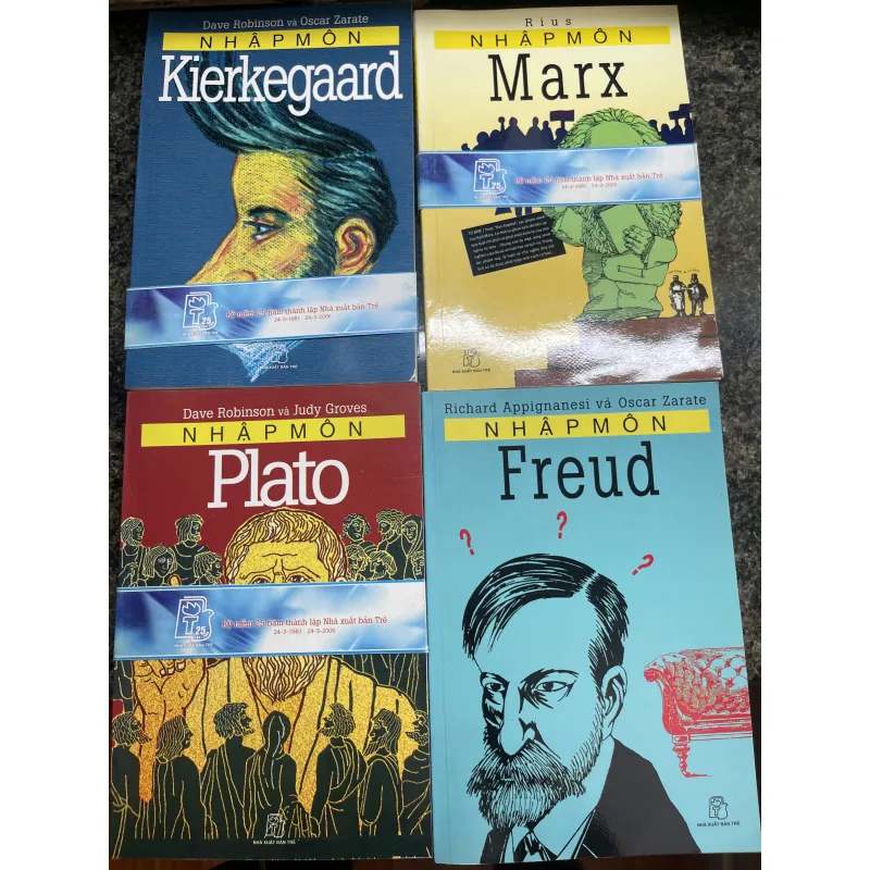 Nhập môn Kierkegaard, Marx, Plato, Freud 4 cuốn 796538