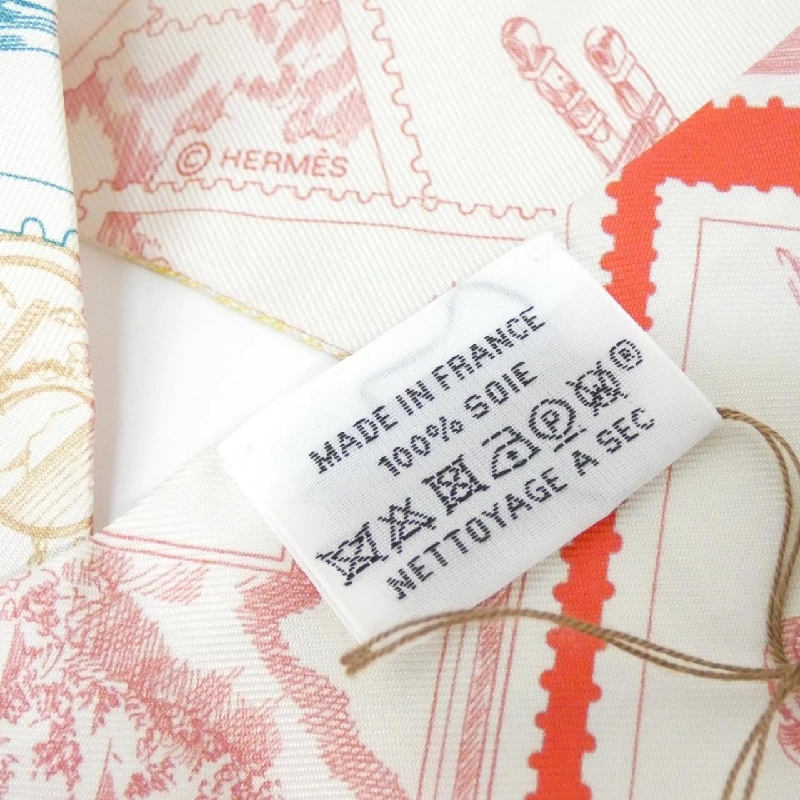 【Sản phẩm chưa sử dụng】Hermès LA PHILATELISTE DU FAUBOURG Twilly 064205S khăn quàng 624234
