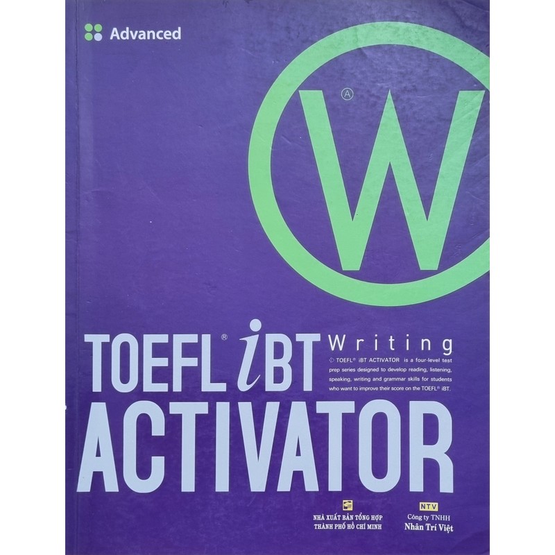 Tiếng Anh - COMBO 2 quyển TOEFT iBT ACTIVATOR WRITING (Intermediate và Advanced) 158701