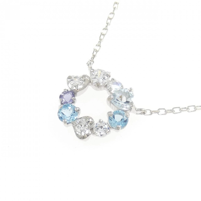 K10WG Mặt đá màu Dây chuyền - Hàng hiệu Chính hãng 857888