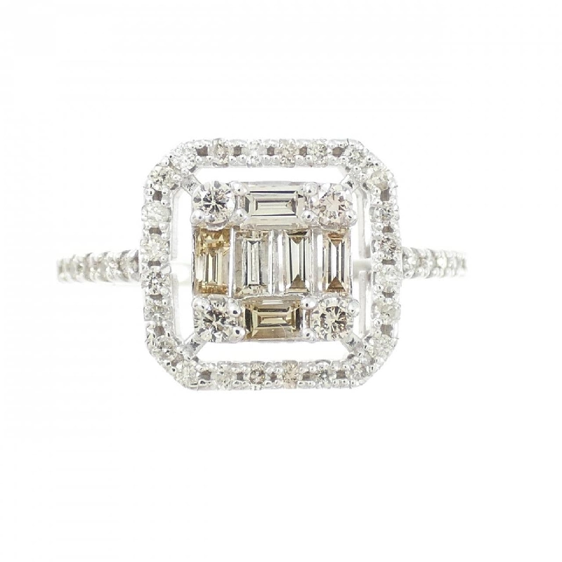 Nhẫn kim cương K18WG 0.50CT 671149