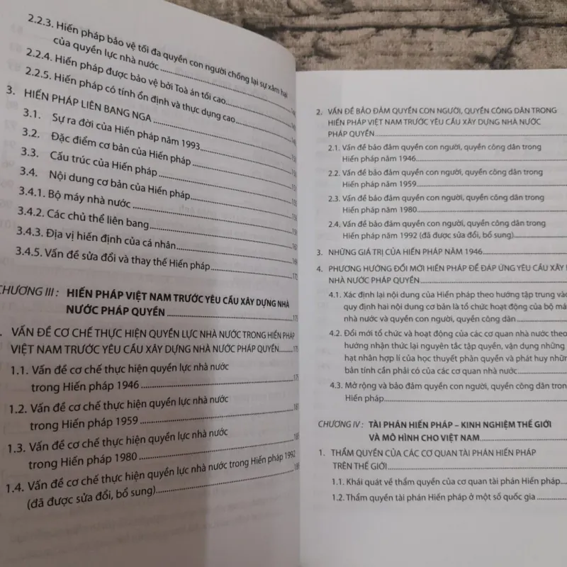 Sách chuyên khảo- Xây dựng và Bảo vệ HIẾN PHÁP Kinh nghiêm thế giới và Việt Nam.  762050