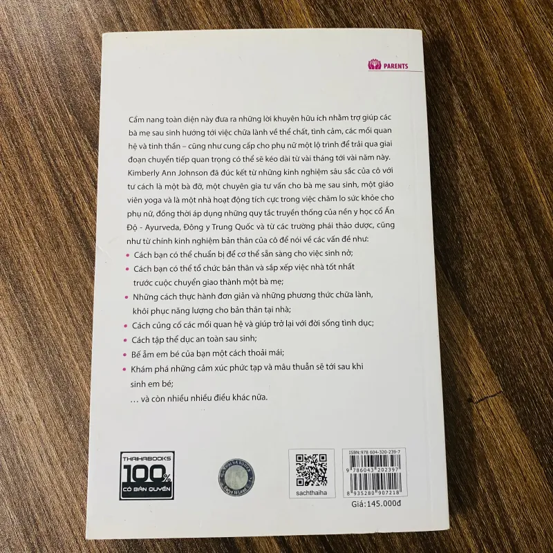 Suối nguồn tươi trẻ cho mẹ sau sinh-  Kimberly Ann Jonhson 928158