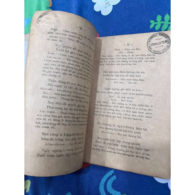 CHINH PHỤ NGÂM - CAO ĐÌNH NAM CHÚ THÍCH NĂM 1929 1013205