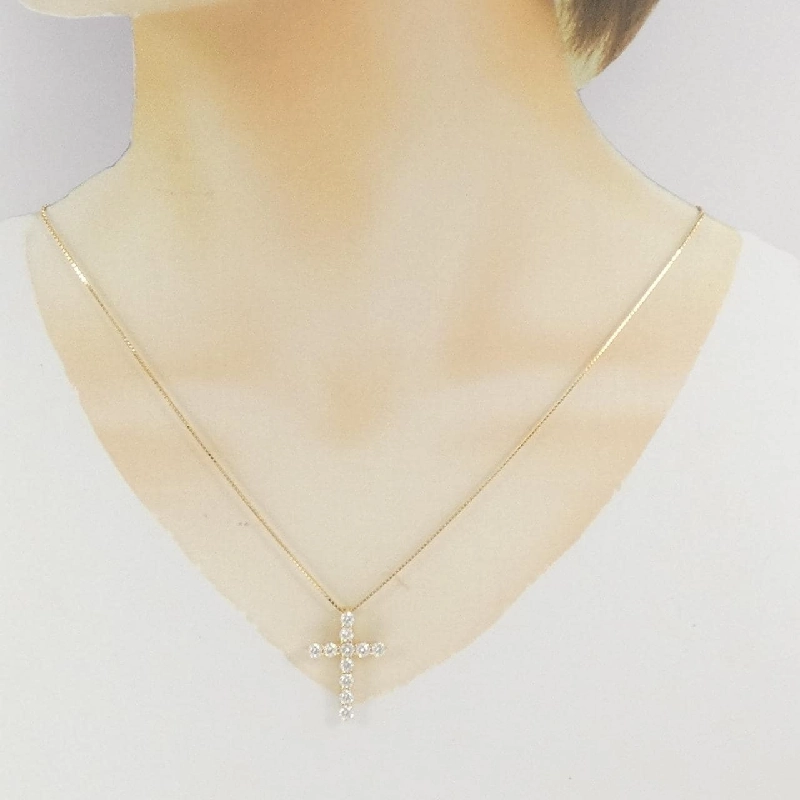 K18YG Dây chuyền kim cương 1.511CT F VVS2-SI1 VG-GOOD - Hàng hiệu Chính hãng 873713