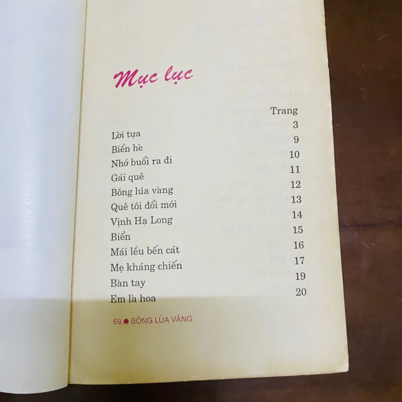 Thơ Bông lúa vàng (1995) 990663