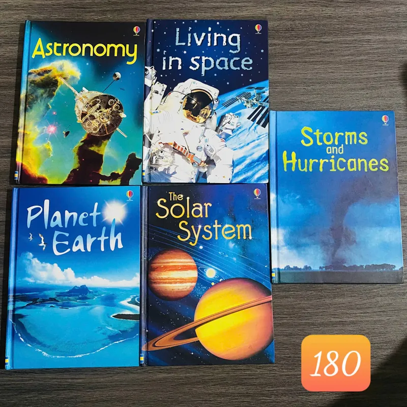 Bộ 5 quyển sách giúp trẻ khám khá khoa học  -  Usborne Beginners Science Collection#HATRA 571227