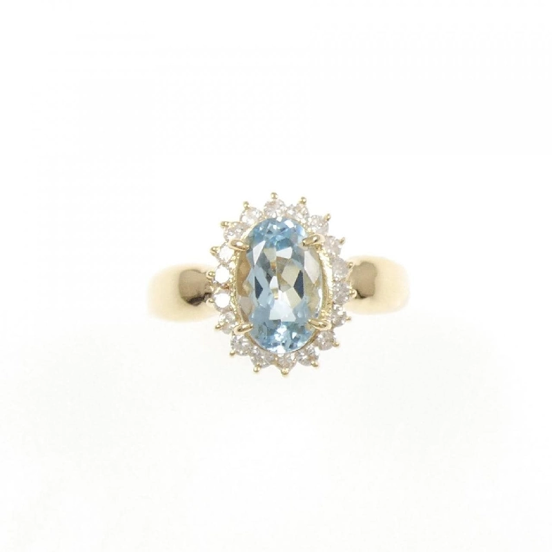 Nhẫn Aquamarine K18YG - Hàng hiệu Chính hãng 850774