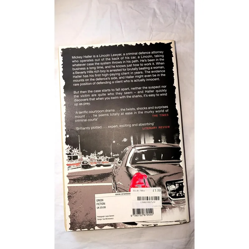 Michael connelly - The Lincoln Lawyer (khổ lớn, giấy ố) 732802