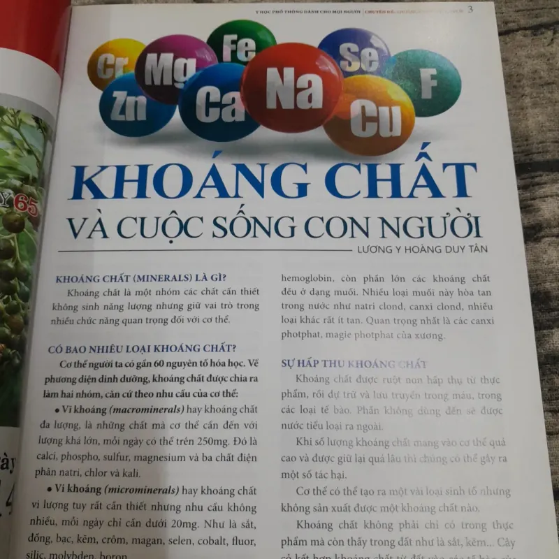 Y Học Phổ thông- Bộ 19 Chuyên đề GIẢI ĐỘC, KHOÁNG CHẤT, ĐAU NHỨC, DỊ ỨNG VÀ SỐNG THỌ 757306