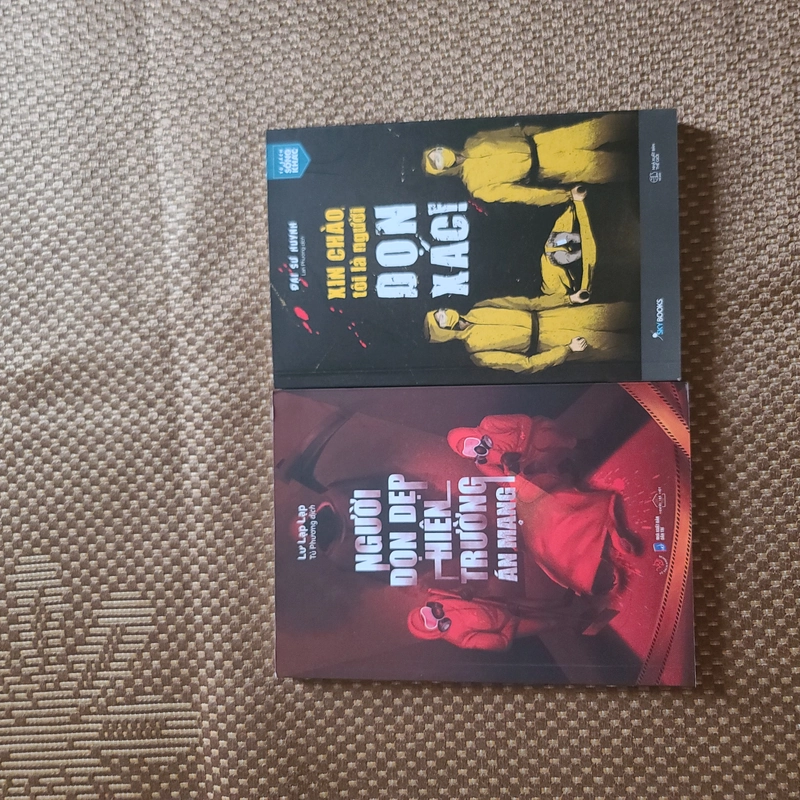 Bộ 2 cuốn sách: Người dọn dẹp hiện trường án mạng, Xin chào tôi là người dọn xác 552097