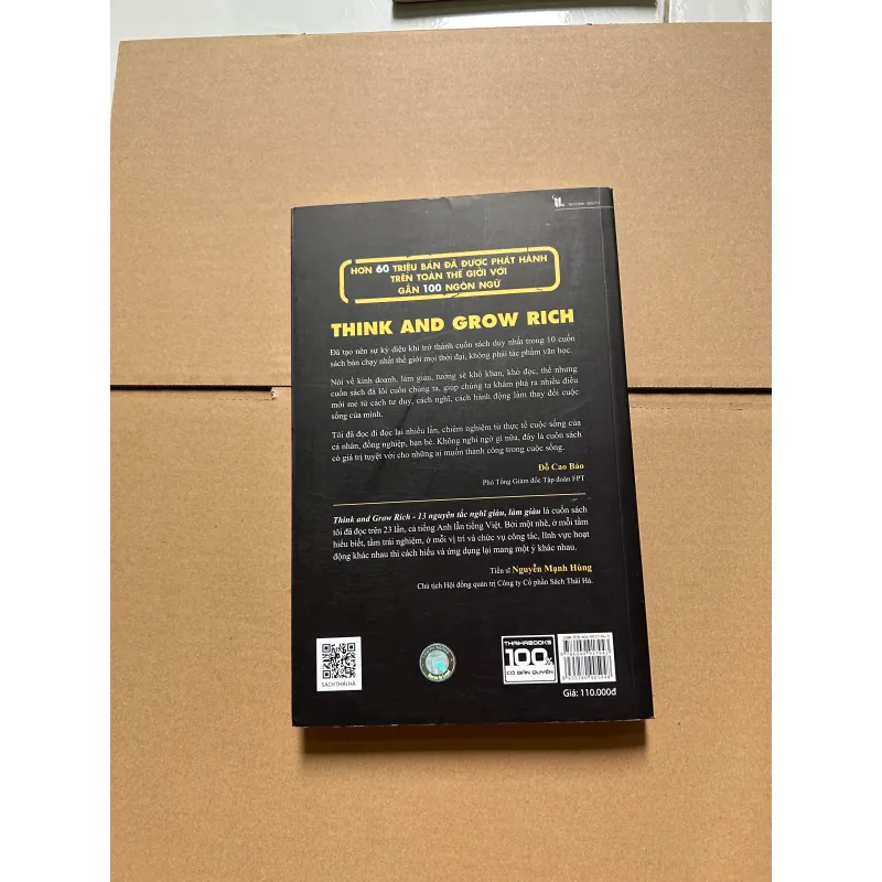 Think and grow rich - 13 nguyên tắc nghĩ giàu, làm giàu - Napoleon Hill 747048
