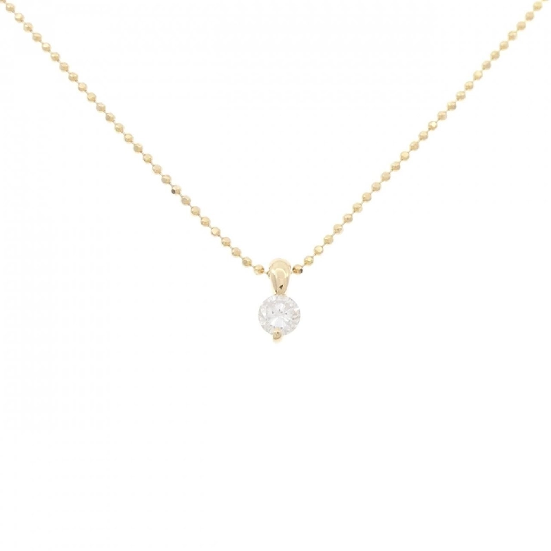 K18YG Solitaire Dây chuyền kim cương 0.20CT - Hàng hiệu Chính hãng 863720