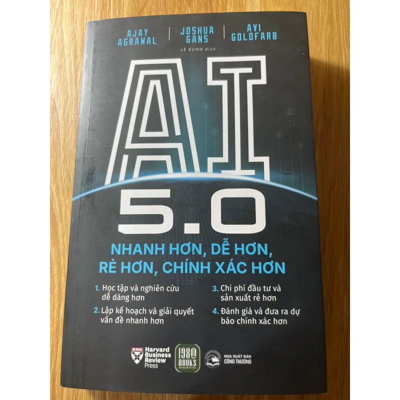 Sách Kỹ năng AI 5.0 - Nhanh hơn, dễ hơn, rẻ hơn, chính xác hơn - Tác giả Lê Dũng Dịch 702884