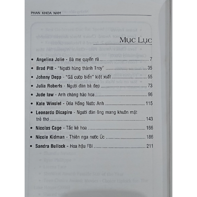 Những diễn viên nổi tiếng thế giới - Phan Khoa Nam (biên soạn) 732071