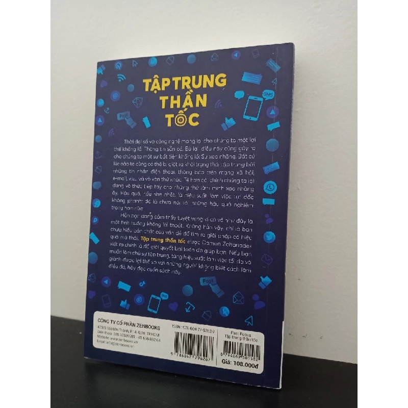 Tập Trung Thần Tốc Damon Zahariades New 95% HCM.ASB2602 341633