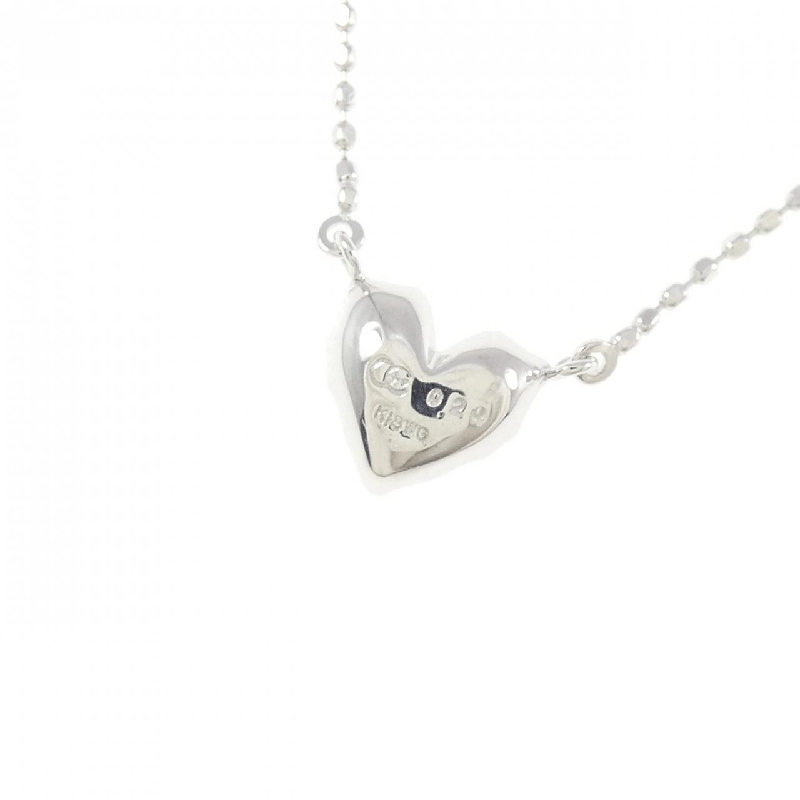 K18WG Dây chuyền kim cương hình trái tim 0.20CT - Hàng hiệu Chính hãng 859922