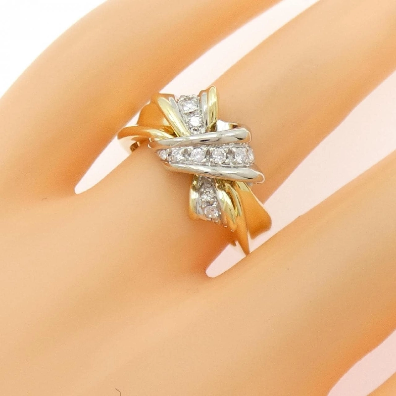 Nhẫn kim cương 750YG/750WG 0.22CT - Hàng hiệu Authentic 846574